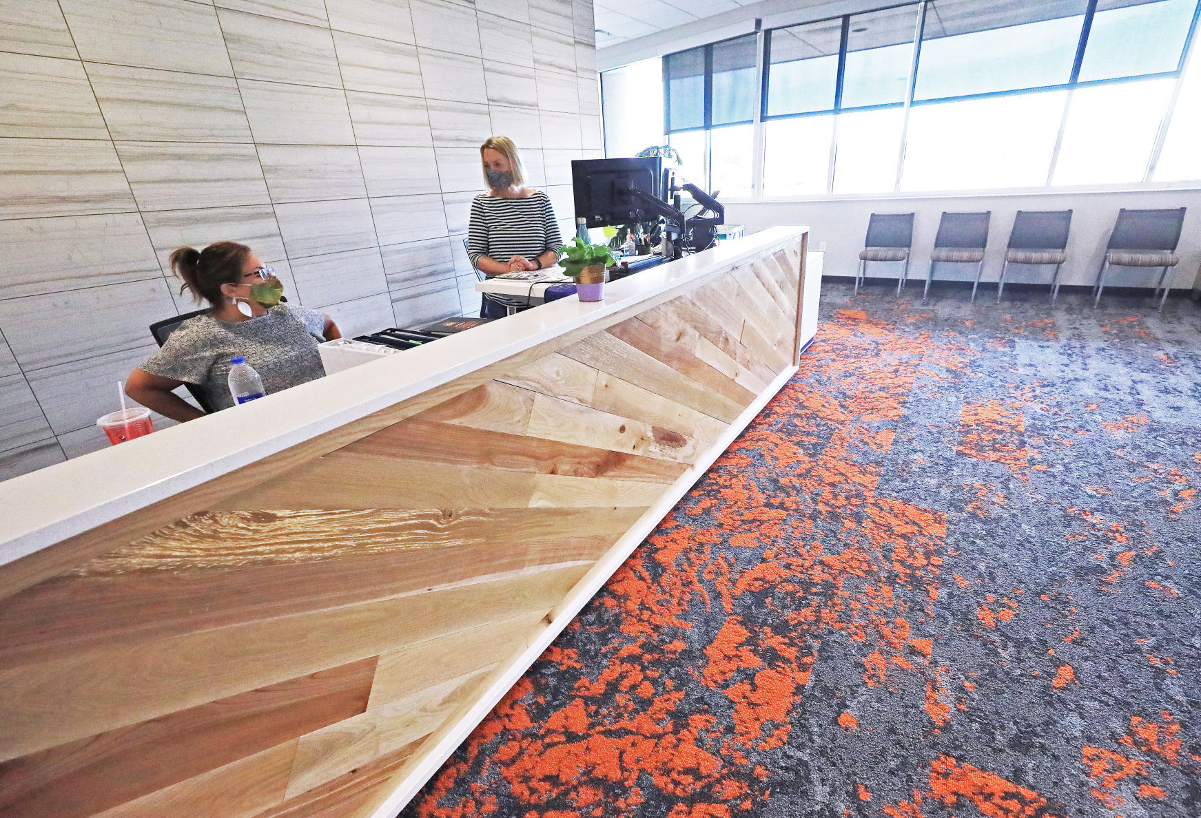Reception desk